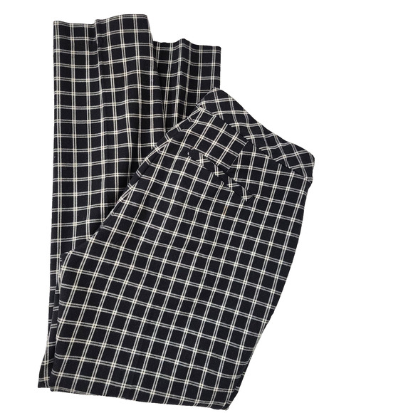 J. Jill Premium Bi Stretch Windowpane Pants Black Plaid Size 4 Ankle Stretch - Picture 3 of 10